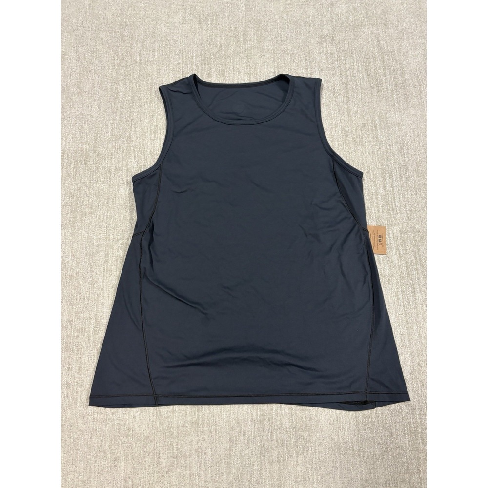 NWT Dona Jo Urban Tennis Tank Top Women's Size 1 Small Black Athletic NEW $49